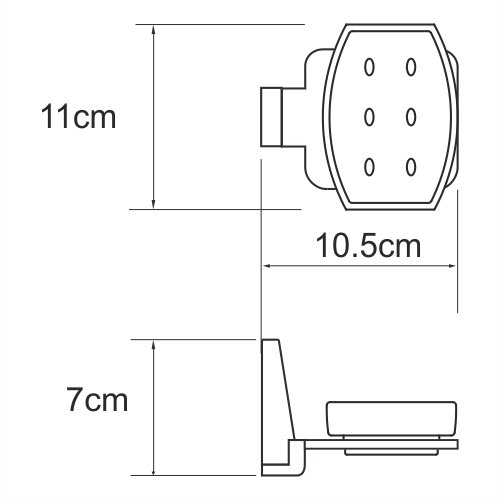 Lopau K-6029 Мыльница Lopau K-6029 Мыльница