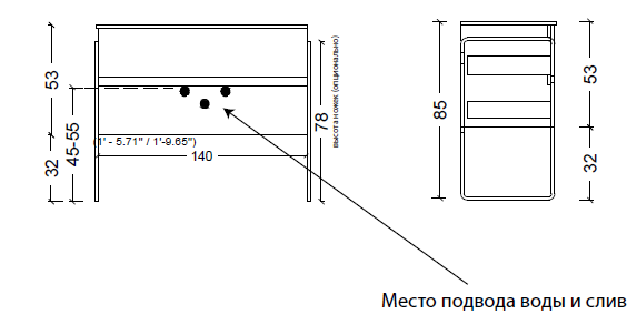 Тумба без раковины Vallessi 140*46cm  Белый глянец 4 полки 837-140-W Boheme Тумба без раковины Vallessi 140*46cm  Белый глянец 4 полки 837-140-W Boheme