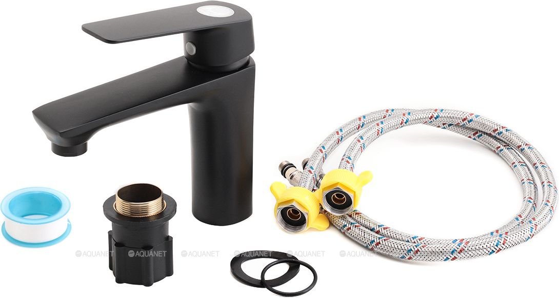 Смеситель для раковины Orange Aristo M19-021b черный Смеситель для раковины Orange Aristo M19-021b черный