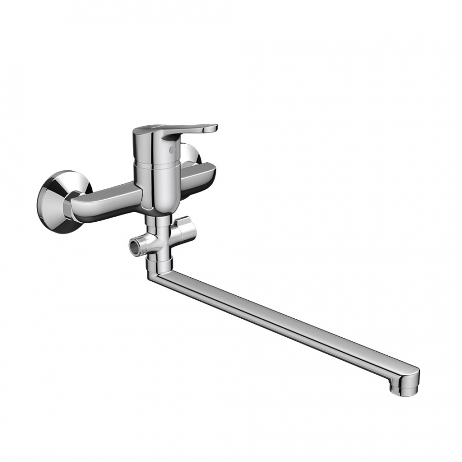 D1095000 Norma Смеситель Для ванны и душа с универсальным изливом и душевым набором D1095000 Norma Смеситель Для ванны и душа с универсальным изливом и душевым набором