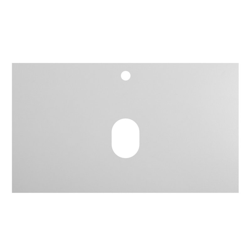 KEP-80-CEM-W0 Столешница из керамогранита без отверстия под смеситель 816x468x10 Исполнение: Cemento  KEP-80-CEM-W0 Столешница из керамогранита без отверстия под смеситель 816x468x10 Исполнение: Cemento