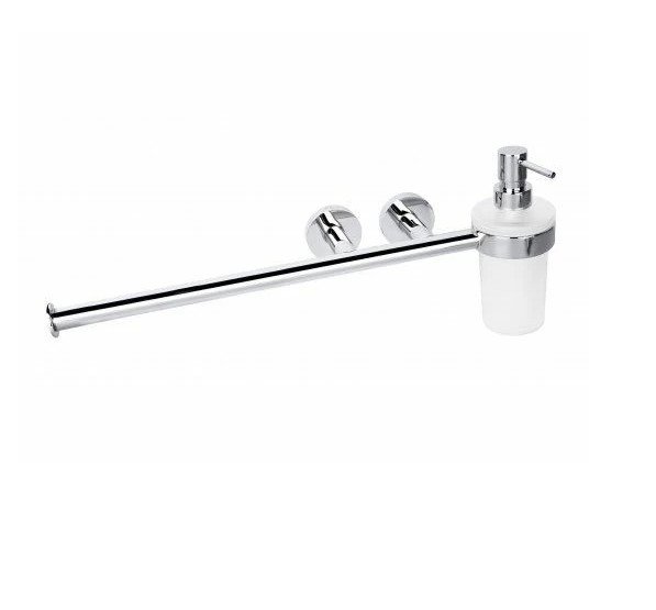 Держатель для полотенца с дозатором для жидкого мыла Держатель для полотенца с дозатором для жидкого мыла