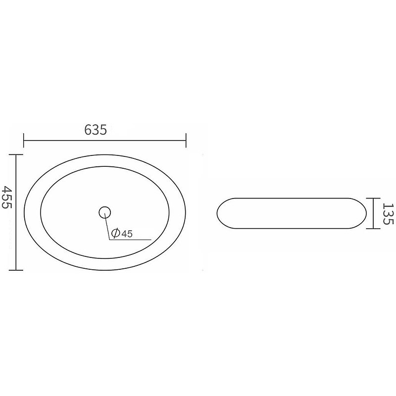 Раковина Orange B08-640w накладная, белый Раковина Orange B08-640w накладная, белый
