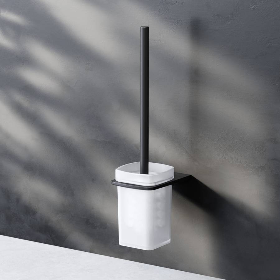 A50A33422 Inspire V2.0, Стойка с туалетной щеткой, черный, шт A50A33422 Inspire V2.0, Стойка с туалетной щеткой, черный, шт