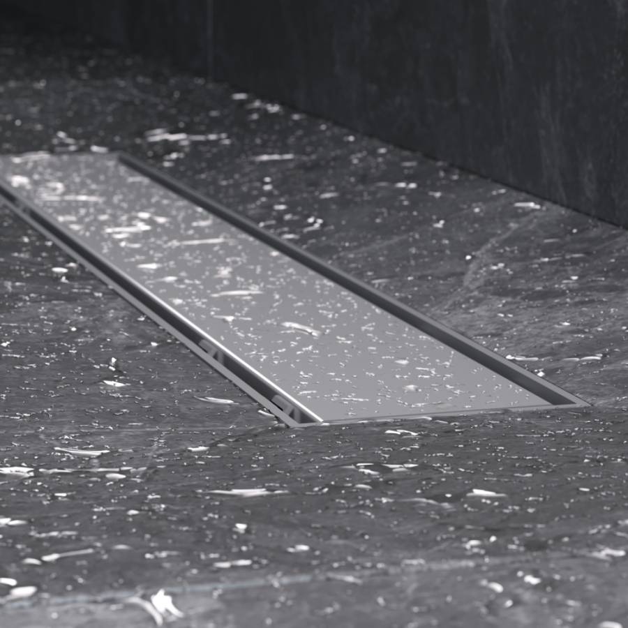 W02SC-U11-050-04SB PrimeFlow Трап для душа линейный универс затвор Tile 50см цвет сталь мат W02SC-U11-050-04SB PrimeFlow Трап для душа линейный универс затвор Tile 50см цвет сталь мат