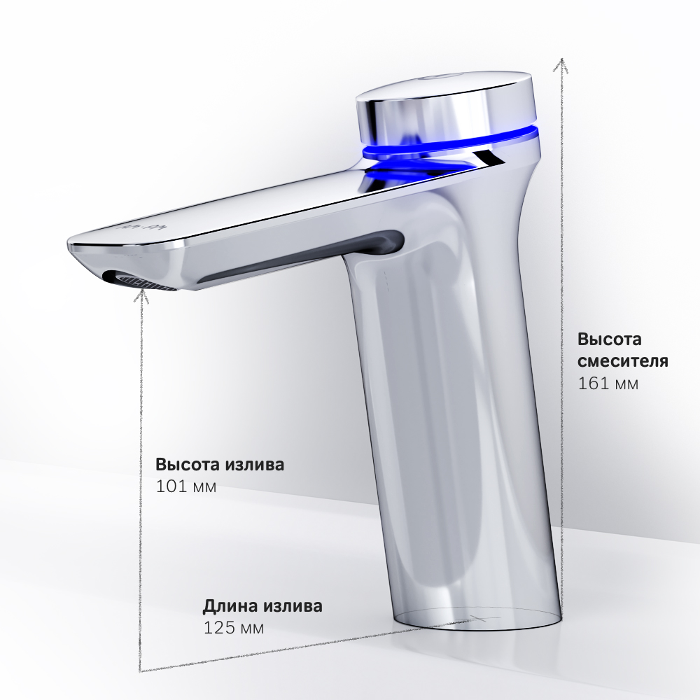 Смеситель Для раковины электронный TouchReel F50A02400 Inspire 2.0 Смеситель Для раковины электронный TouchReel F50A02400 Inspire 2.0