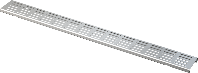 Решетка для дренажного желоба 100 мм, нержавеющая сталь Решетка для дренажного желоба 100 мм, нержавеющая сталь