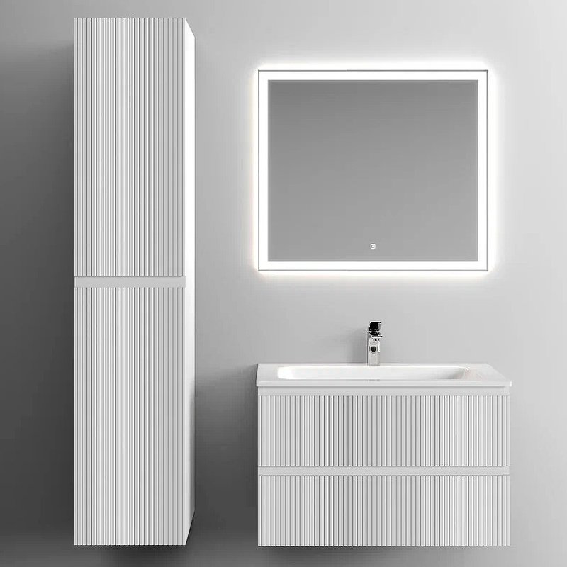 Тумба подвесная SANCOS Snob T 790х445х500, c двумя ящиками оснащенными доводчиками, Bianco, арт.SNT80W Тумба подвесная SANCOS Snob T 790х445х500, c двумя ящиками оснащенными доводчиками, Bianco, арт.SNT80W