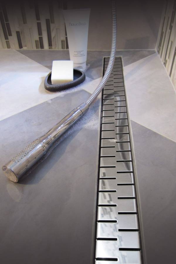 Душевой лоток 35 см Creto Snake CRE-350 SH с решеткой, хром Душевой лоток 35 см Creto Snake CRE-350 SH с решеткой, хром