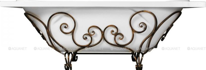 Кованая подставка для ванны "Астра" (патина) Кованая подставка для ванны "Астра" (патина)