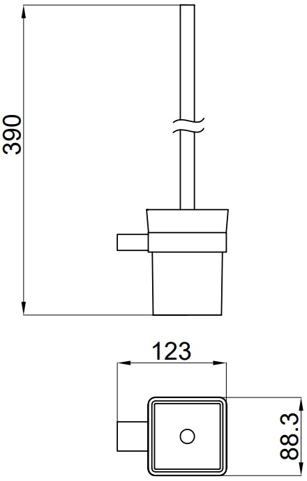 Ершик для унитаза Allen Brau Infinity 6.21008-31 белый/черный матовый Ершик для унитаза Allen Brau Infinity 6.21008-31 белый/черный матовый