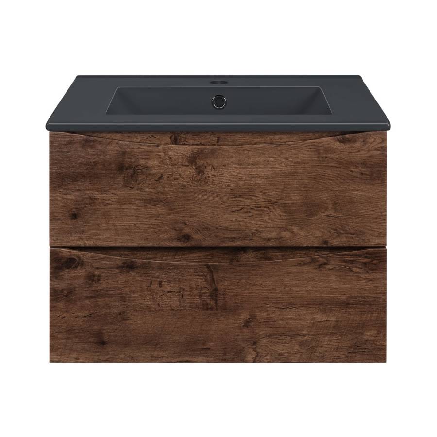 База под керамическую раковину Mia 600 подвесная, 2 выкатных ящика soft close, R.Wood База под керамическую раковину Mia 600 подвесная, 2 выкатных ящика soft close, R.Wood