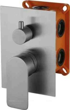 NOVA Встраиваемый смеситель для душа с переключателем, нержавеющая сталь NOV-SDM-IN