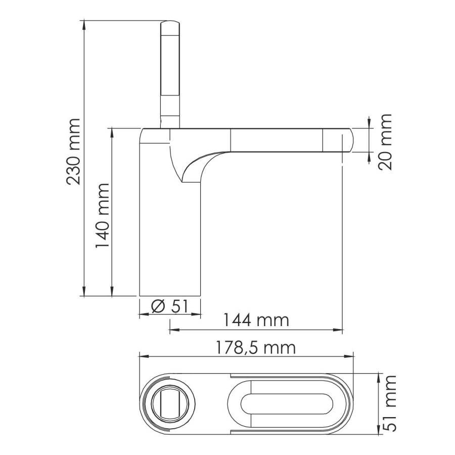 Kammel 1803 Смеситель для раковины Wasserkraft Kammel 1803 Смеситель для раковины Wasserkraft