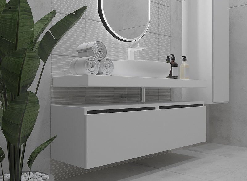 Ящик под столешницу 140см WHITE глянец VALLESSI UNO-S 897-140-W Boheme Ящик под столешницу 140см WHITE глянец VALLESSI UNO-S 897-140-W Boheme