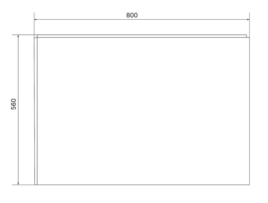 Панель боковая Flat 80 MG L Панель боковая Flat 80 MG L