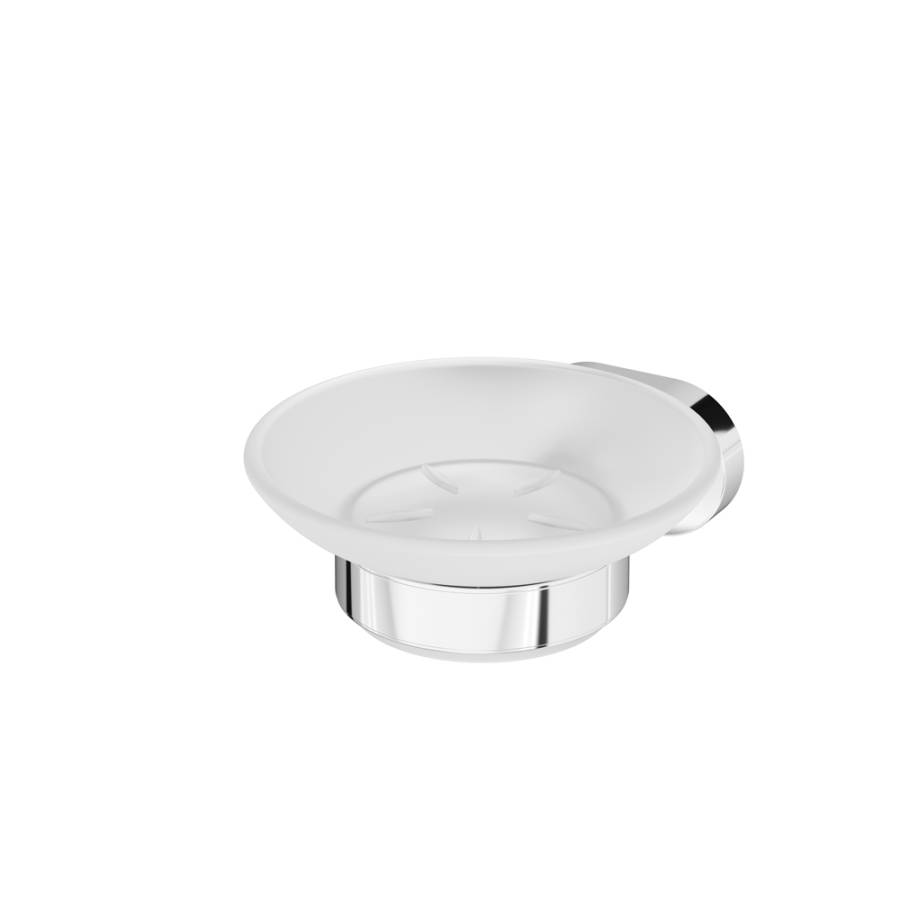 A7434200 Sense L, Стеклянная мыльница с настенным держателем, хром A7434200 Sense L, Стеклянная мыльница с настенным держателем, хром