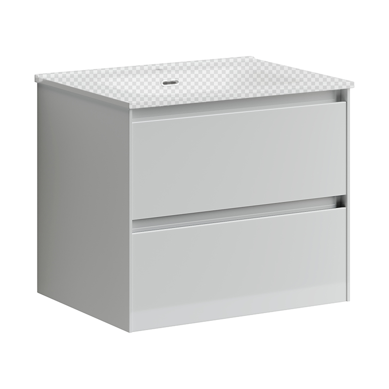 Тумба подвесная SANCOS Cento 590х450х500, c двумя ящиками оснащенными доводчиками,белый глянец, арт. CN60W Тумба подвесная SANCOS Cento 590х450х500, c двумя ящиками оснащенными доводчиками,белый глянец, арт. CN60W