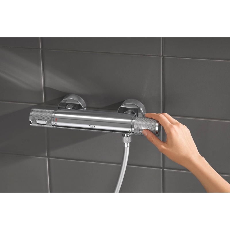 Термостат для душа с подключением шланга Grohe Grohtherm 1000 Performance хром (34776000) Термостат для душа с подключением шланга Grohe Grohtherm 1000 Performance хром (34776000)