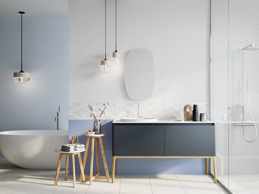 Плитка Meissen Keramik Trendy светло-голубой 25x75 TYU491 Плитка Meissen Keramik Trendy светло-голубой 25x75 TYU491