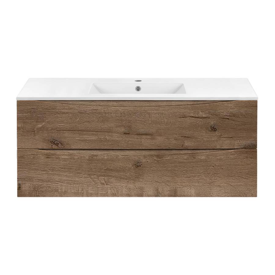 База под керамическую раковину Mia 1200 подвесная, 2 выкатных ящика soft close, V.Oak База под керамическую раковину Mia 1200 подвесная, 2 выкатных ящика soft close, V.Oak