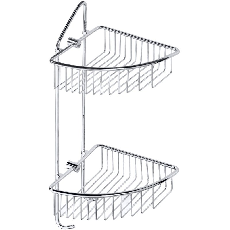 Двойная полочка для мыла угловая - мыльница Двойная полочка для мыла угловая - мыльница