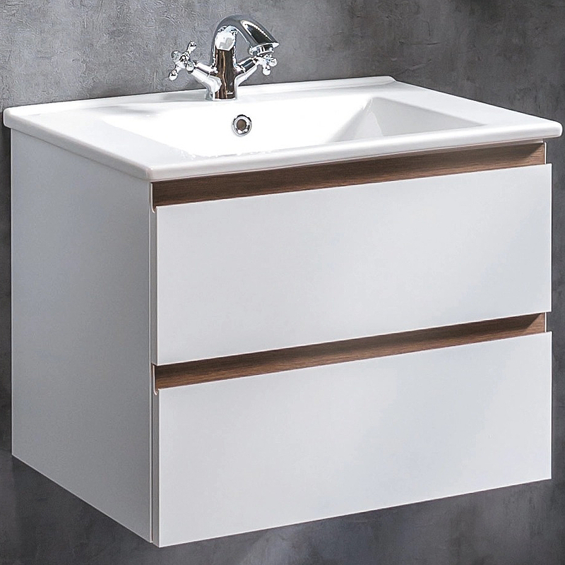 Тумба CAPOLDA 65 белая + ручка дерево 849-065-WW Boheme Тумба CAPOLDA 65 белая + ручка дерево 849-065-WW Boheme