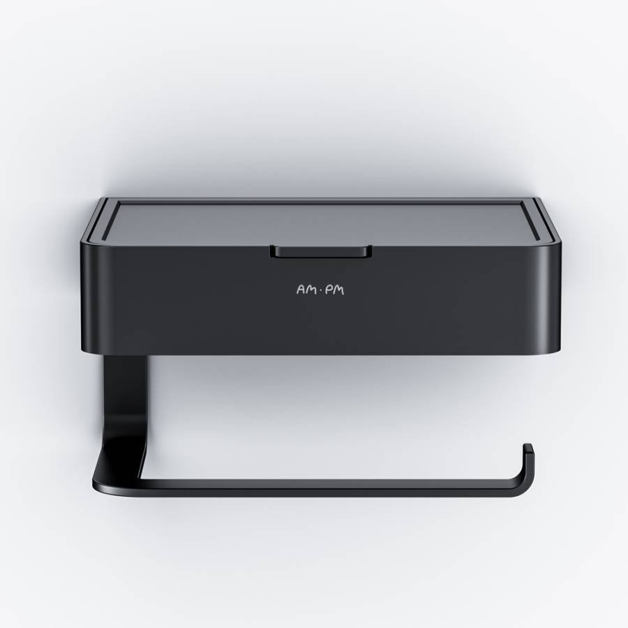 A50A341522 Inspire V2.0, Держатель для туалетной бумаги с коробкой, черный, шт A50A341522 Inspire V2.0, Держатель для туалетной бумаги с коробкой, черный, шт