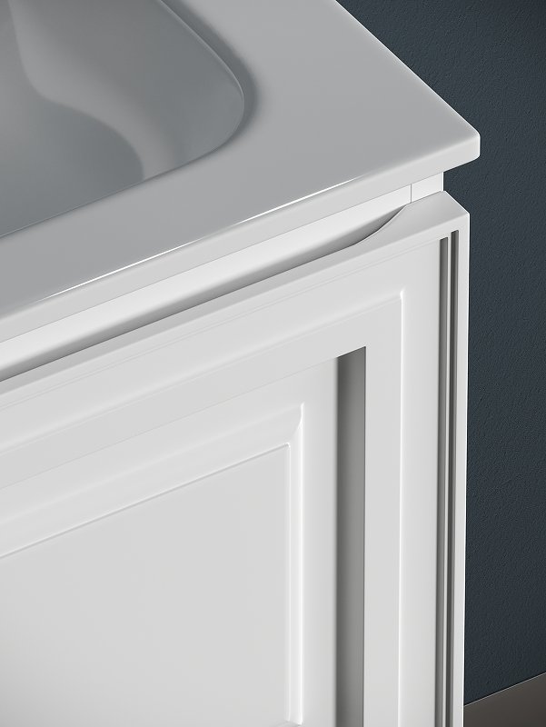 Тумба подвесная SANCOS Very 995х445х406, c одним  ящиком оснащенным доводчиками, левая , Bianco , арт.VR100LW Тумба подвесная SANCOS Very 995х445х406, c одним  ящиком оснащенным доводчиками, левая , Bianco , арт.VR100LW