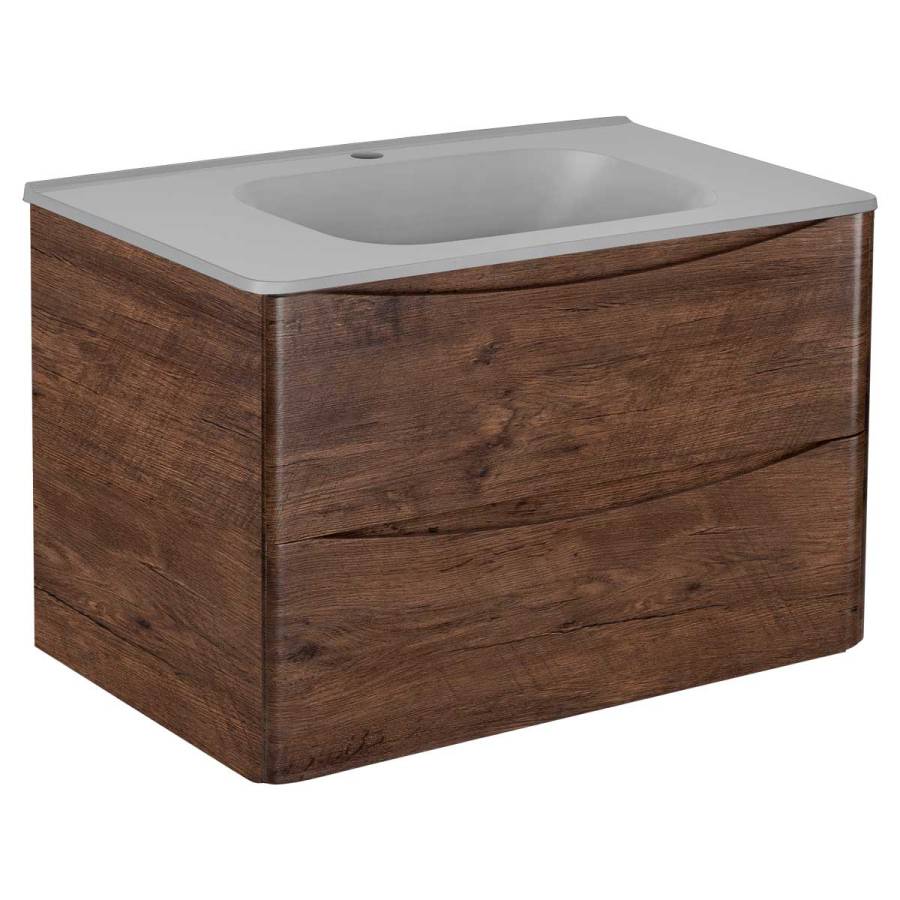 База под раковину Paola 800 подвесная, 2 выкатных ящика soft close, R.Wood База под раковину Paola 800 подвесная, 2 выкатных ящика soft close, R.Wood