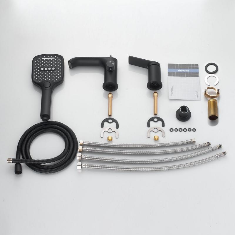 Смеситель на борт ванны Shevanik S41H S4112H Смеситель на борт ванны Shevanik S41H S4112H