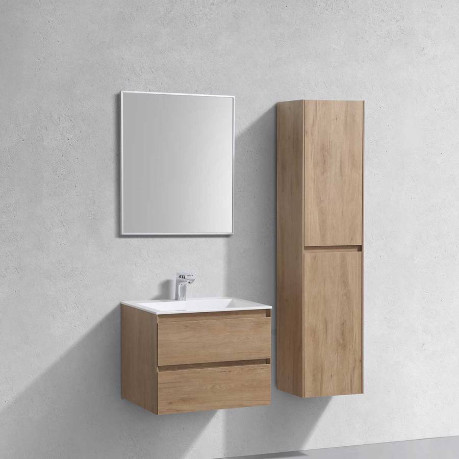 База под раковину Luka 600 подвесная, 2 выкатных ящика soft-close, N.Oak База под раковину Luka 600 подвесная, 2 выкатных ящика soft-close, N.Oak