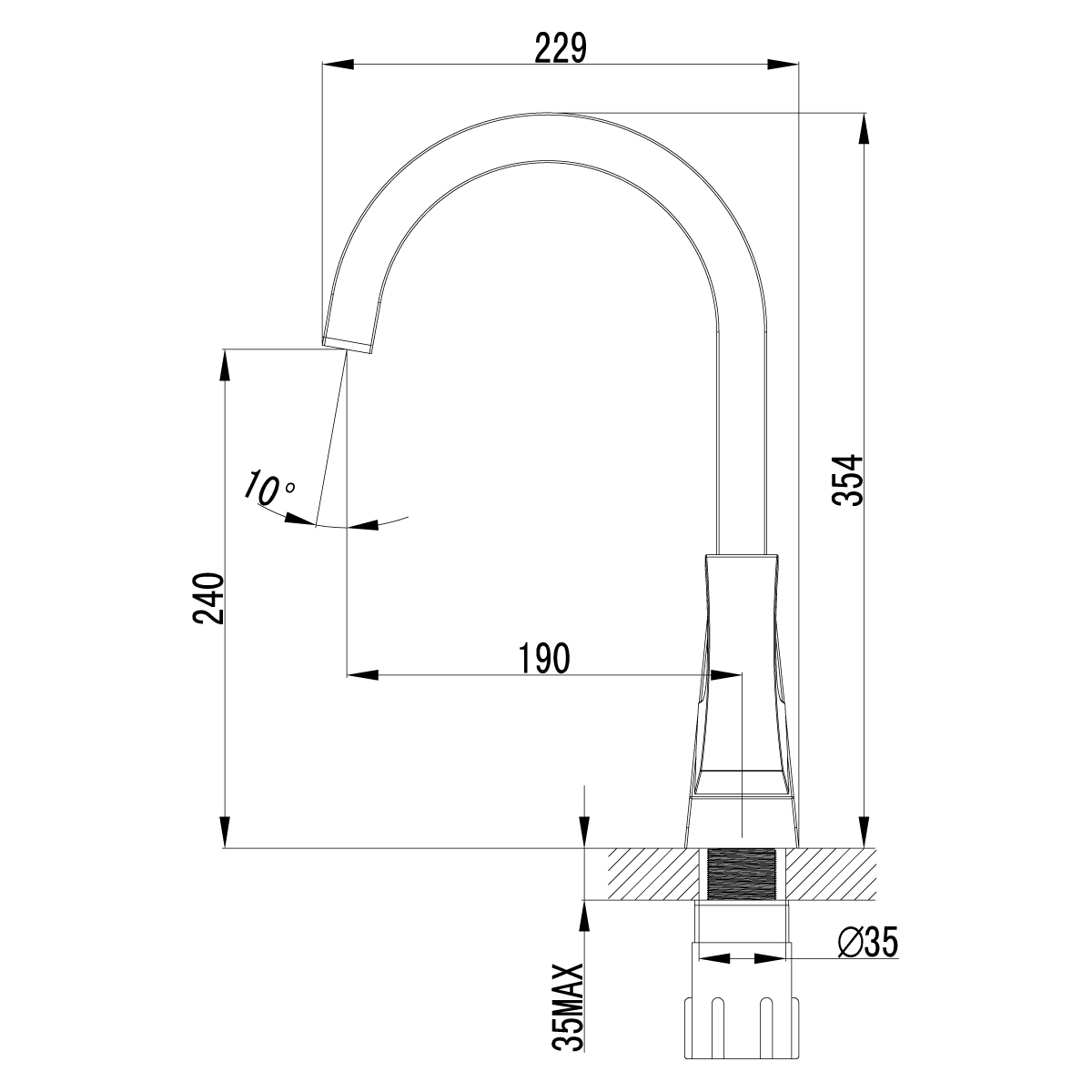 Смеситель Lemark Unit LM4555C для кухни Смеситель Lemark Unit LM4555C для кухни