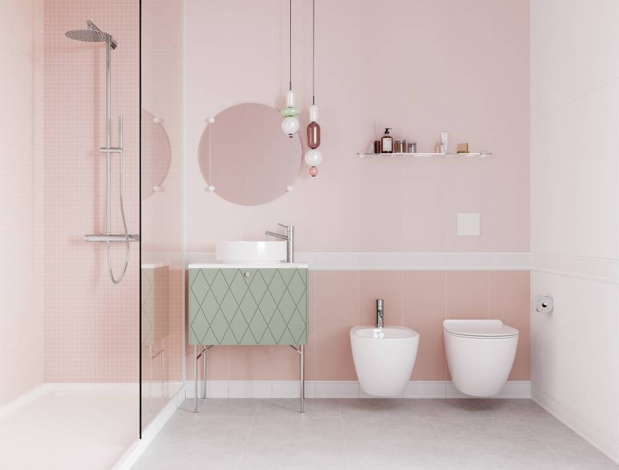 Плитка Meissen Keramik Trendy розовый 25x75 TYU071 Плитка Meissen Keramik Trendy розовый 25x75 TYU071