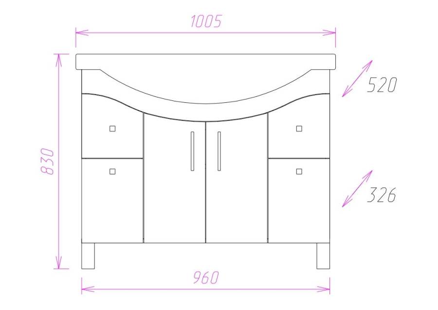 Тумба Onika Эльбрус 100 напольная, белая (ум. Эльбрус 100) Тумба Onika Эльбрус 100 напольная, белая (ум. Эльбрус 100)