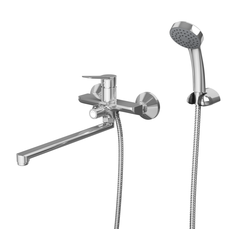 Смеситель для ванны с длинным поворотным изливом RUSH Haiti (HA1935-51) Смеситель для ванны с длинным поворотным изливом RUSH Haiti (HA1935-51)