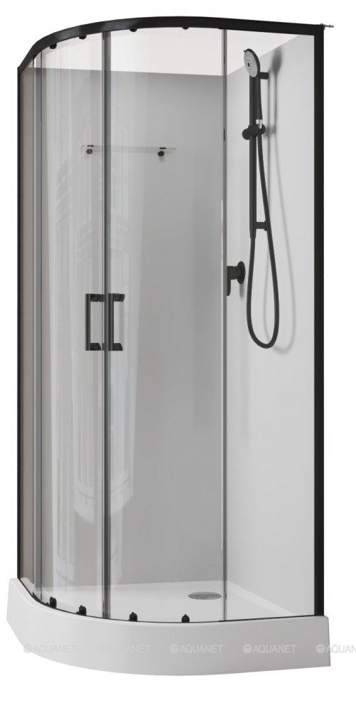 Душевая кабина Aquanet Passion EVO 100R Black 100x100 Душевая кабина Aquanet Passion EVO 100R Black 100x100