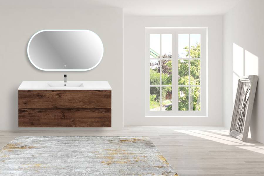 База под керамическую раковину Mia 1200 подвесная, 2 выкатных ящика soft close, R.Wood База под керамическую раковину Mia 1200 подвесная, 2 выкатных ящика soft close, R.Wood