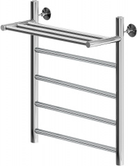 Полотенцесушитель водяной Aquanet Mauro 600x500 с полкой