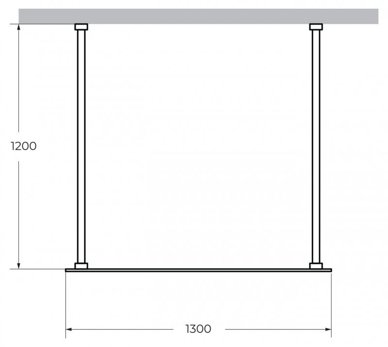 LIBERTA-L-2-80-120-C-Cr Душевая перегородка с возможностью двустороннего входа 800x1200x1950 мм LIBERTA-L-2-80-120-C-Cr Душевая перегородка с возможностью двустороннего входа 800x1200x1950 мм