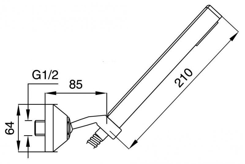 LEGEND-KD-02 Ручной душ со шлангом 150 см и держателем, исполнение бронза LEGEND-KD-02 Ручной душ со шлангом 150 см и держателем, исполнение бронза
