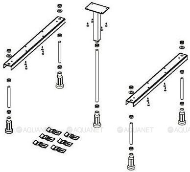 Ножки для душевого поддона Riho Basel 404, 414, 430 - 8 опор POOTSET63 Ножки для душевого поддона Riho Basel 404, 414, 430 - 8 опор POOTSET63