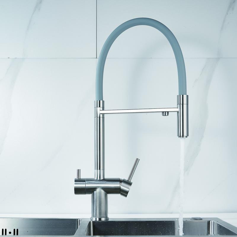 Смеситель для кухни с гибким изливом Shevanik S178 S178L Смеситель для кухни с гибким изливом Shevanik S178 S178L