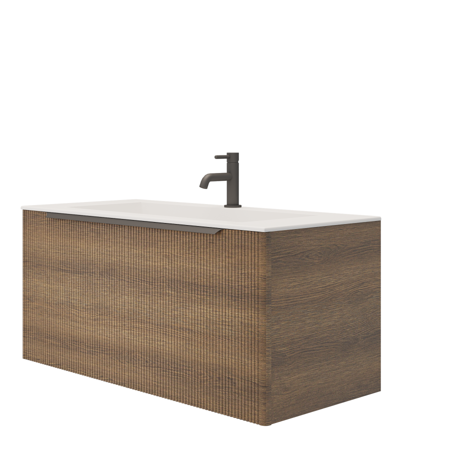 Тумба под раковину Creto Luna Wood 100 см 17-WD100 Тумба под раковину Creto Luna Wood 100 см 17-WD100