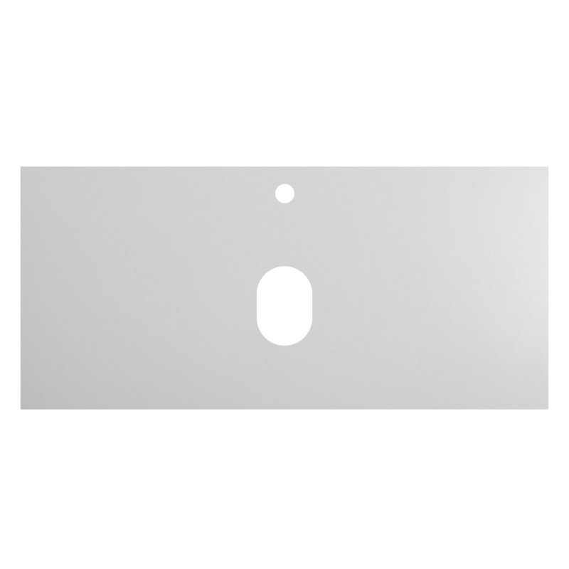 KEP-100-CEM-W0 Столешница из керамогранита без отверстия под смеситель 1016x468x10 Исполнение: Cemento  KEP-100-CEM-W0 Столешница из керамогранита без отверстия под смеситель 1016x468x10 Исполнение: Cemento