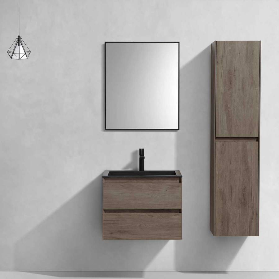 База под раковину Luka 600 подвесная, 2 выкатных ящика soft-close, R.Oak База под раковину Luka 600 подвесная, 2 выкатных ящика soft-close, R.Oak