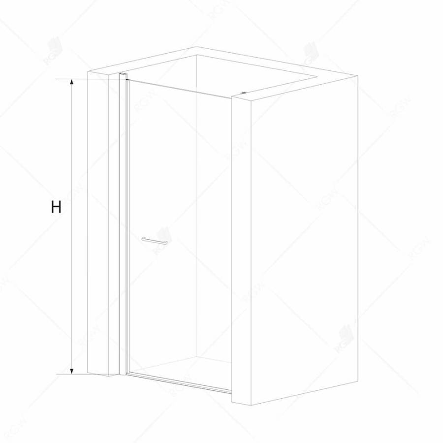 Душевая дверь RGW Passage PA-03 60 04080306-11 профиль Хром стекло прозрачное Душевая дверь RGW Passage PA-03 60 04080306-11 профиль Хром стекло прозрачное