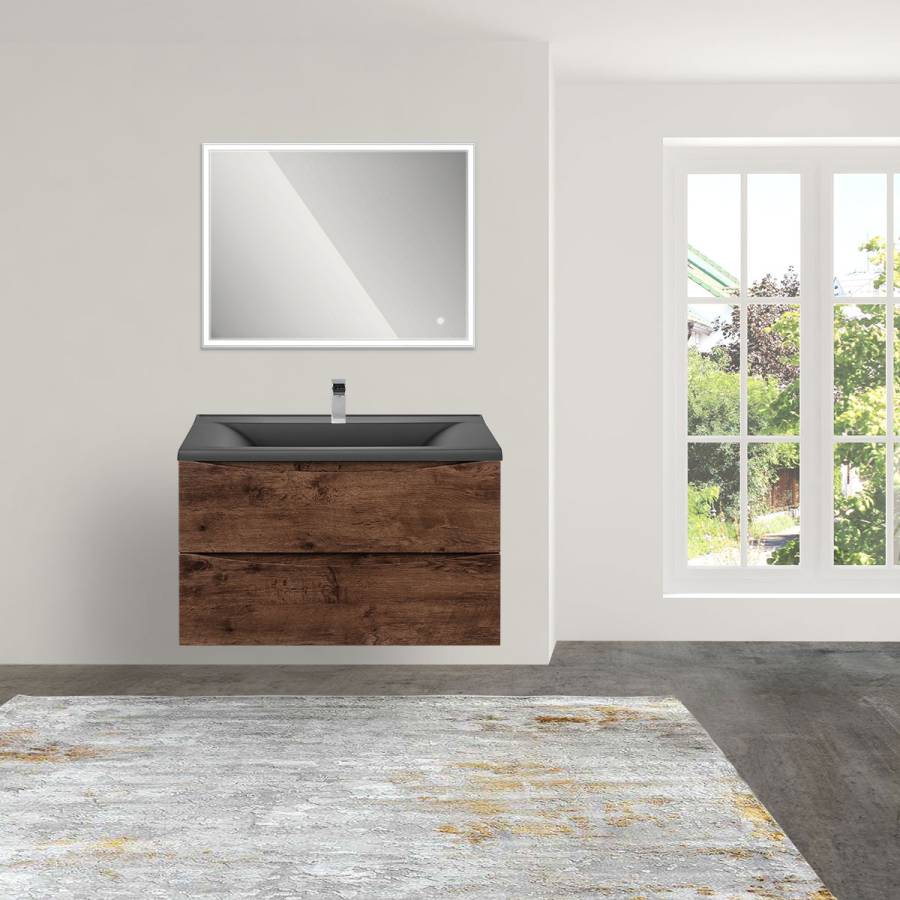 База под раковину Mia 800 подвесная, 2 выкатных ящика soft close, R.Wood База под раковину Mia 800 подвесная, 2 выкатных ящика soft close, R.Wood