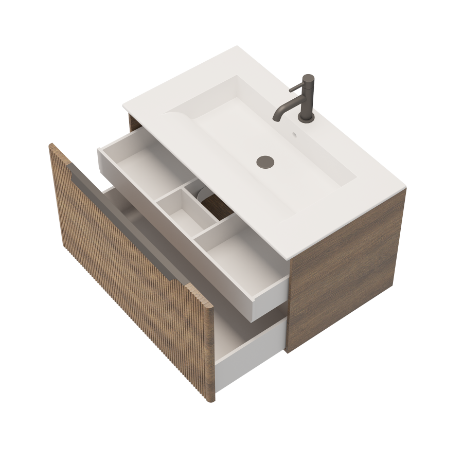 Тумба под раковину Creto Luna Wood 80 см 17-WD80 Тумба под раковину Creto Luna Wood 80 см 17-WD80