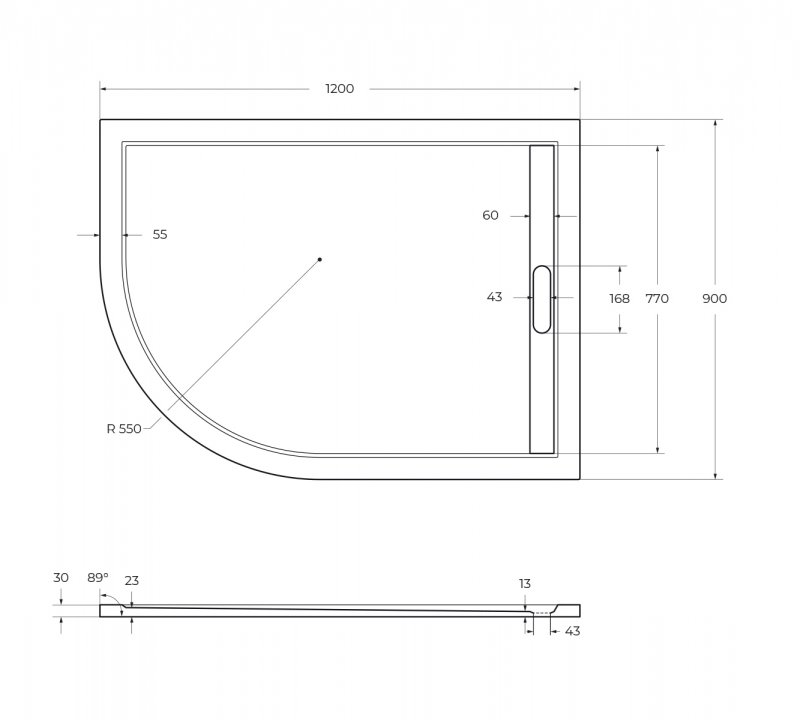 Комплект ножек для поддона из искусственного мрамора CEZARES TRAY-LEGS-AS-09 Комплект ножек для поддона из искусственного мрамора CEZARES TRAY-LEGS-AS-09